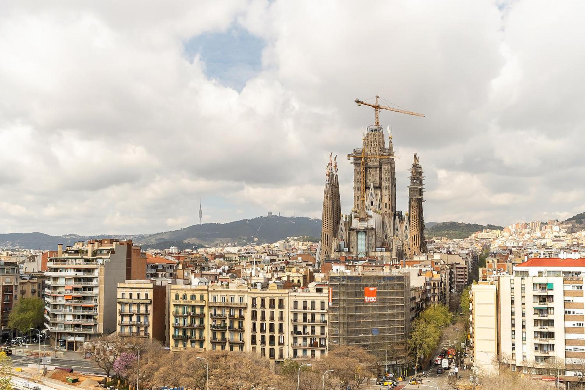 バルセロナAb Sagrada Familia Viewsアパートメント エクステリア 写真