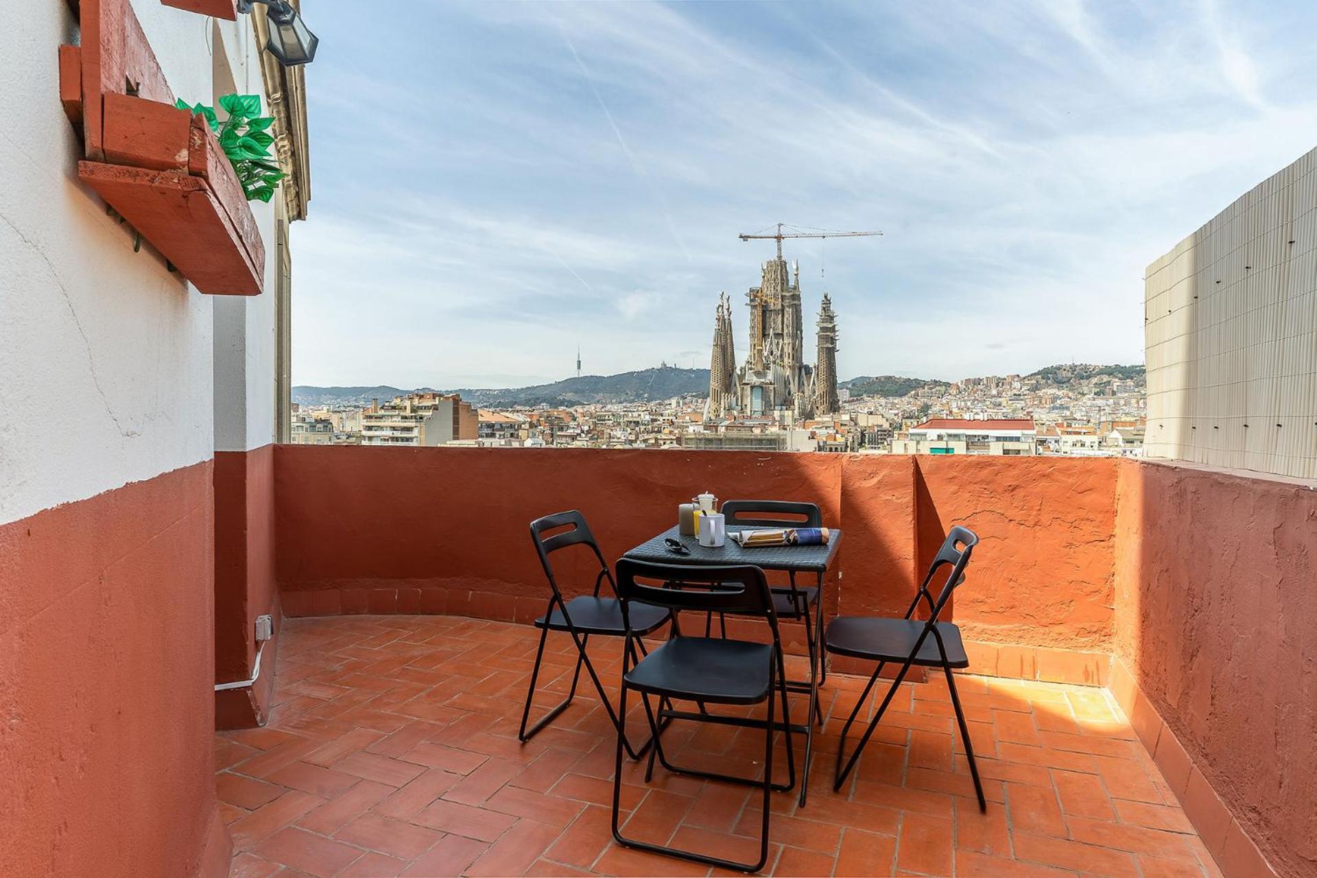 バルセロナAb Sagrada Familia Viewsアパートメント エクステリア 写真
